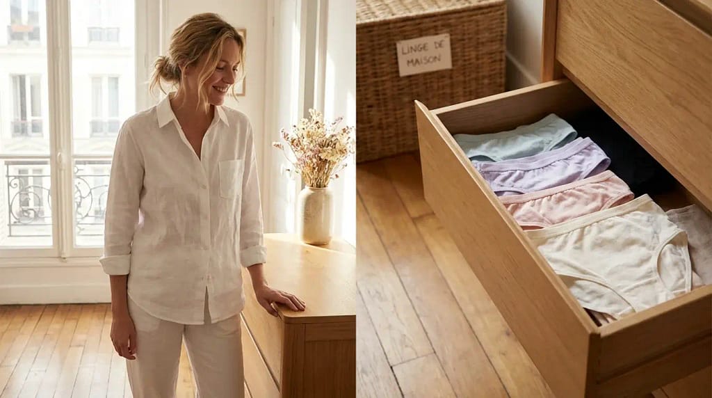 femme souriante choisissant son slop mini