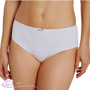 culotte Avet La Fleur midi - culotte en coton - blanc face Lady-coton