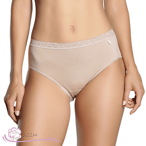 Culotte AVET florale coton sable face - Lady-coton