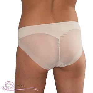 Culotte l'invisible midi AVET beige dos - Lady-coton