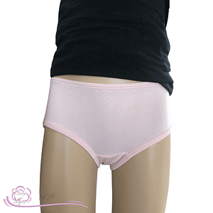 Slip 100% coton pour enfant rose face Gami - Lady-coton