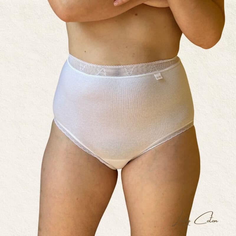 culotte en coton taille haute maxi pour femme marque Avet