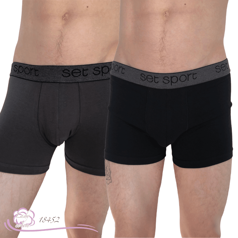 Boxer coton sport homme AVET face duo de couleur - Lady-coton