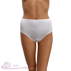 La coton bio, culotte coton biologique de marque ZD blanc face - lady-coton