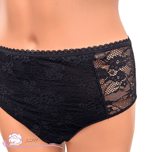 Culotte dentelle noire de marque AVET logo - Lady-coton