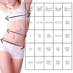 guide des tailles femmes
