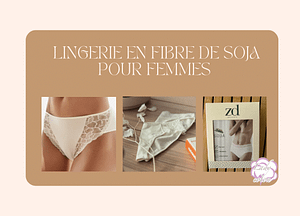 lingerie en fibre de soja pour femmes