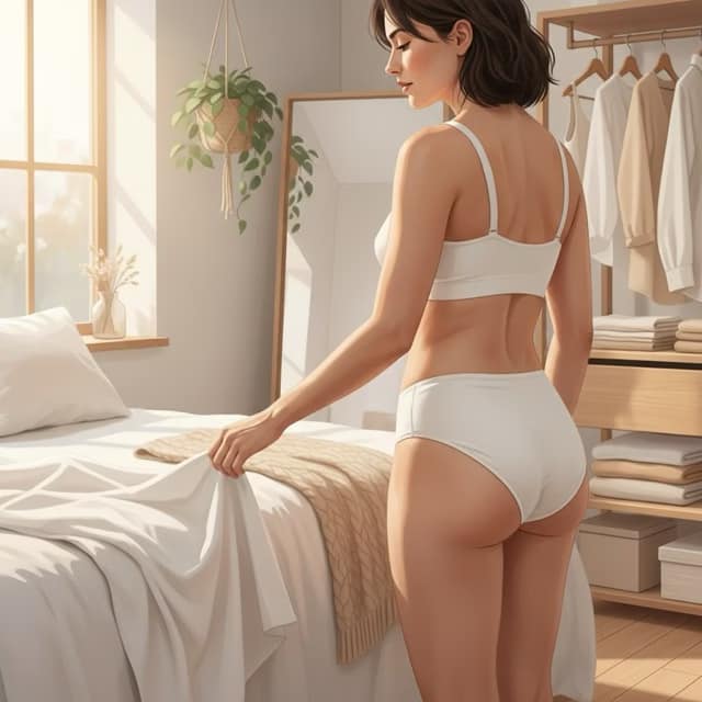 femme en culotte coton de Lady Coton