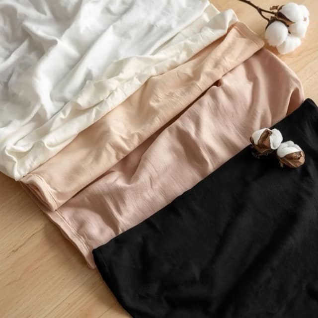 sous-vêtements en coton matière et couleur