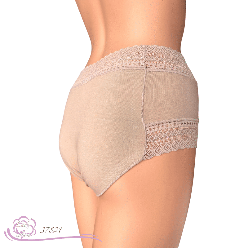 Le boxer coton délicat de marque AVET - lady-coton sable côté