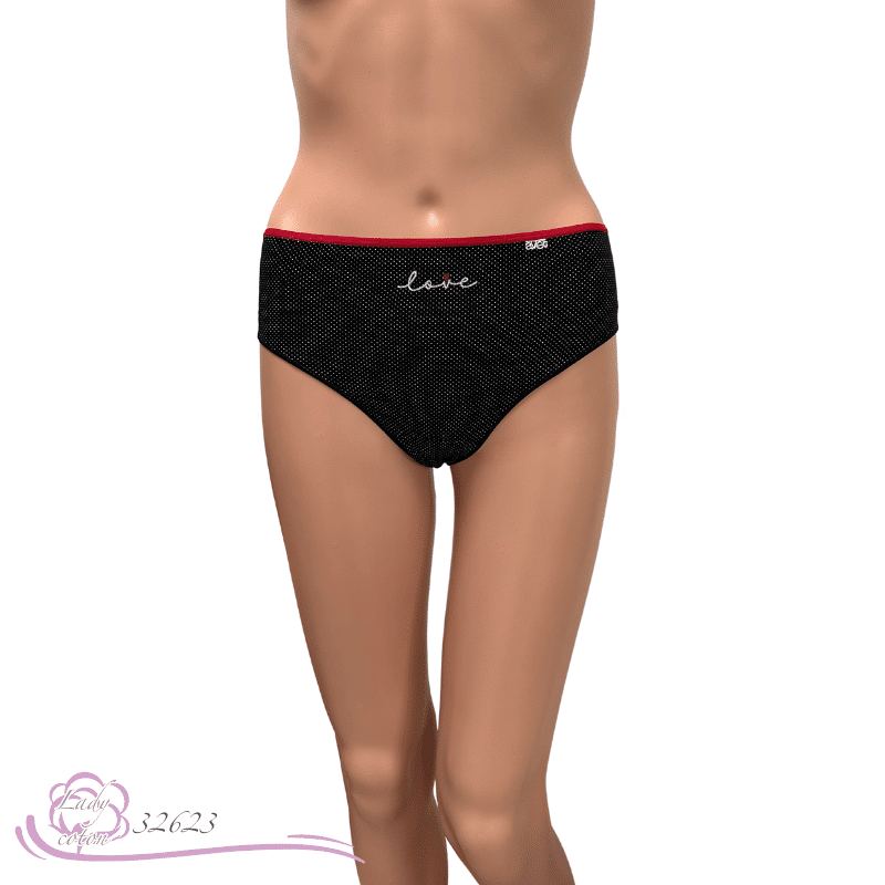 Culotte Femme Microfibre 92% - Confortable, Respirante - Imprimé Loutres Love Boat - Taille XS à XXL