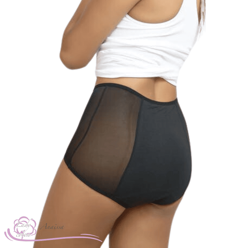 Culotte menstruelle Coton emboîtante Anaissa - Lady-coton vue de dos